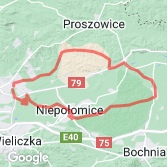Mapa Puszcza Niepołomicka